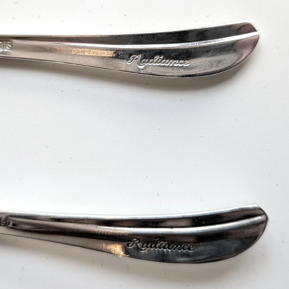 4 Old‎ Company Plate Radiance Silverplate Teaspoons International Silver IS Set